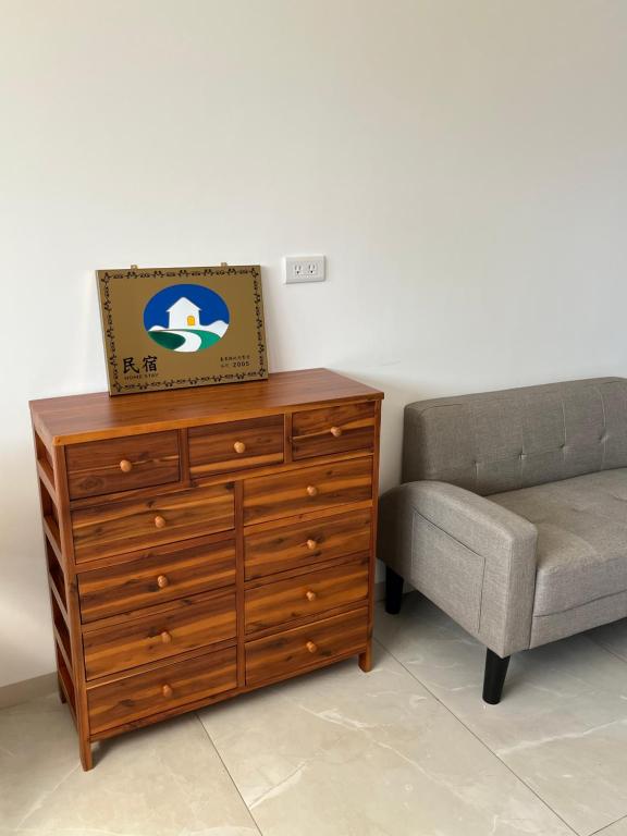 Posezení v ubytování 楠山民宿Nanshan Homestay