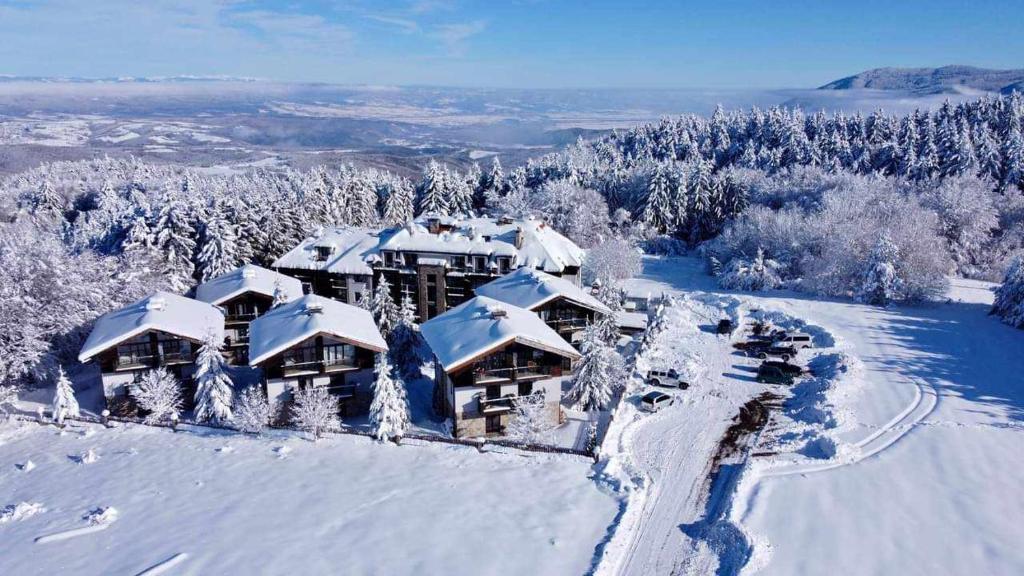 Chamkoria Chalets v zimě