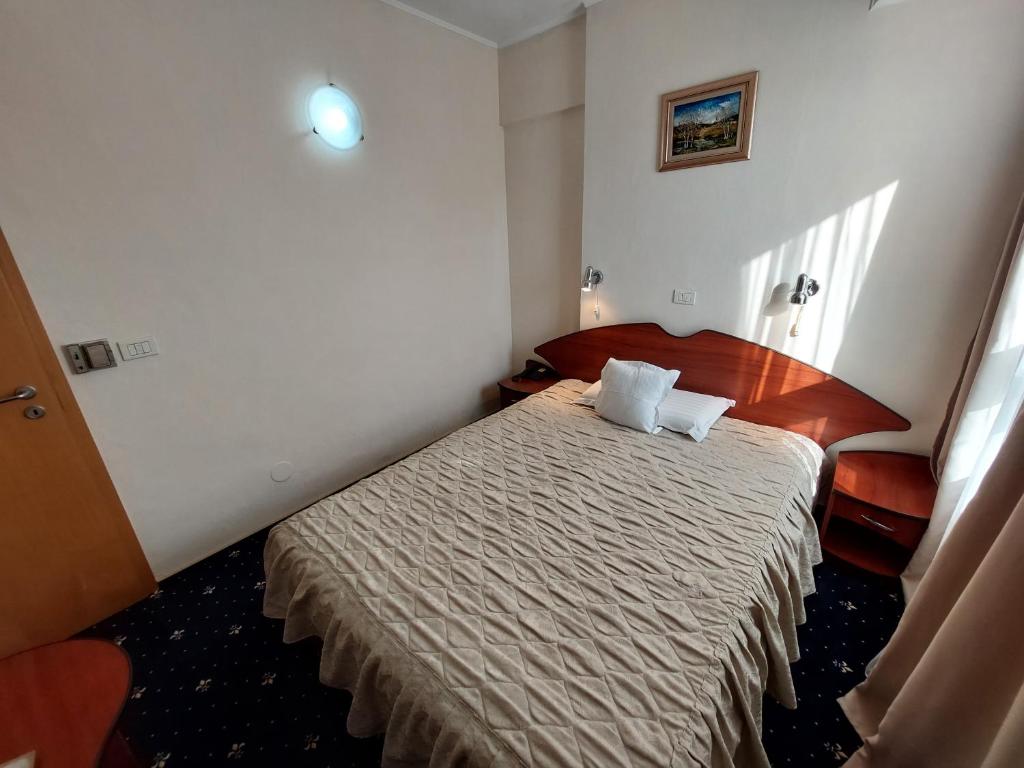 Postel nebo postele na pokoji v ubytování Hotel Egreta