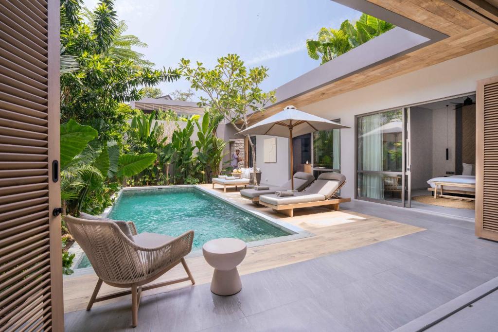 Bazén v ubytování Sin Nombre Bali - Sauna, Ice Bath & Roof Terrace nebo v jeho okolí