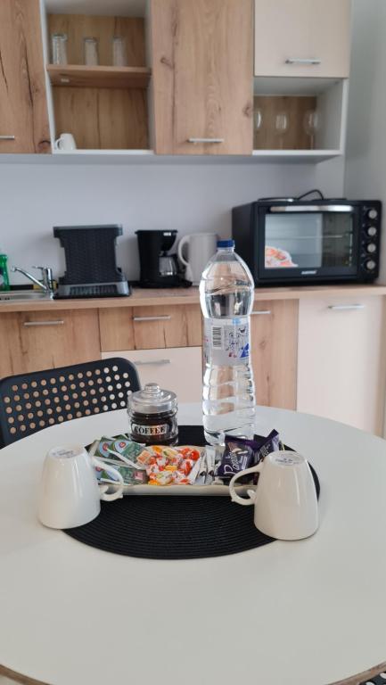 Kuchyň nebo kuchyňský kout v ubytování Jafar Resort 1