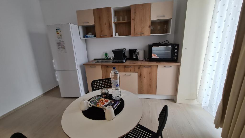 Kuchyň nebo kuchyňský kout v ubytování Jafar Resort 1