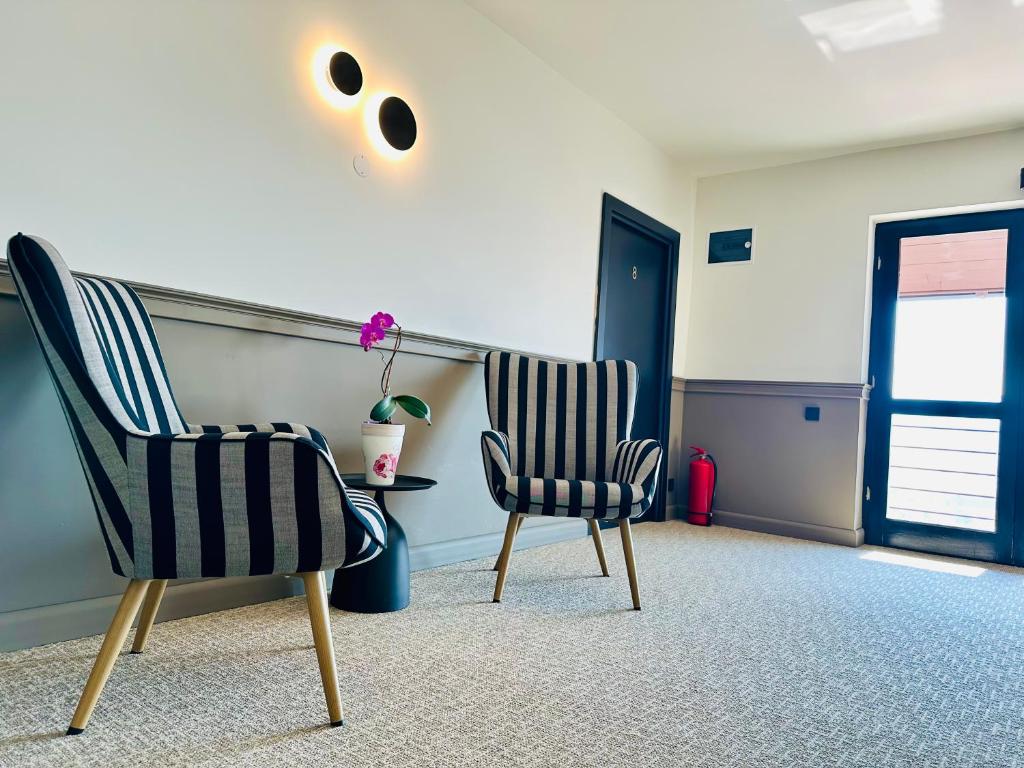 Posezení v ubytování Panoramic Cetatuie