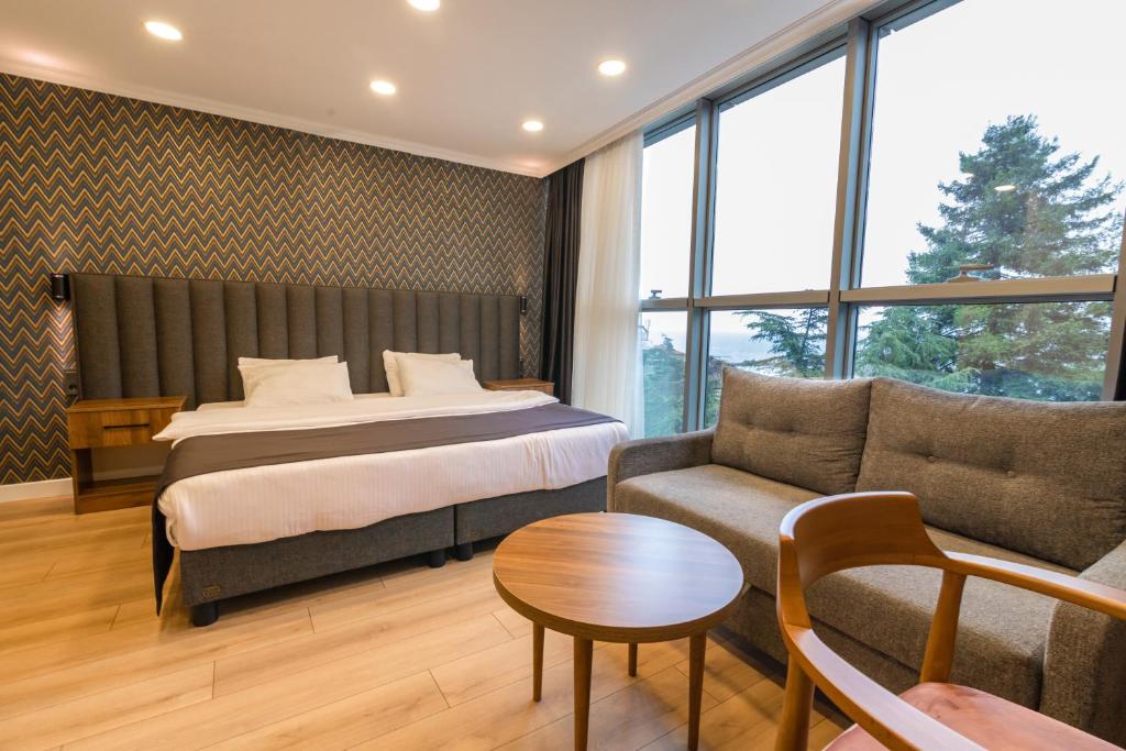 Postel nebo postele na pokoji v ubytování EÖB TAKSİM HOTEL
