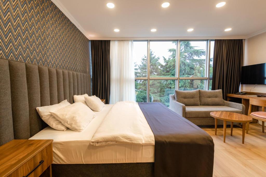 Postel nebo postele na pokoji v ubytování EÖB TAKSİM HOTEL
