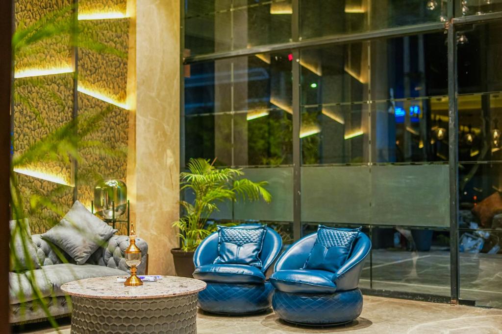 Posezení v ubytování Hotel Levelup Signature