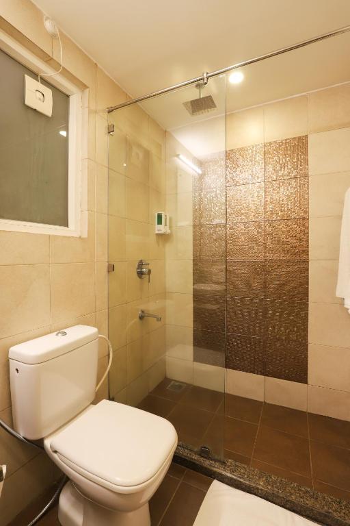 Koupelna v ubytování Veera Strand Park Serviced Apartments near Calangute