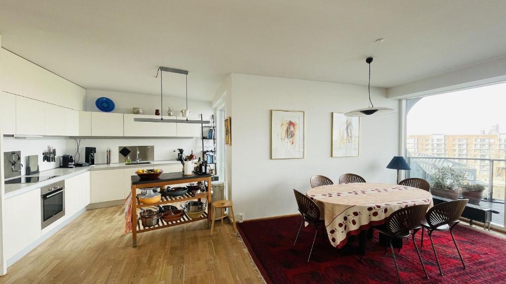 Kuchyň nebo kuchyňský kout v ubytování ApartmentInCopenhagen Apartment 1591