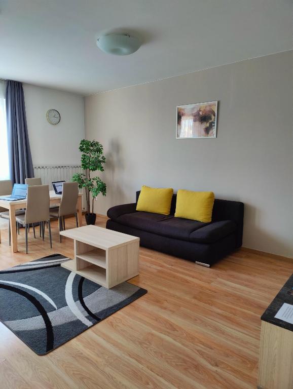 Posedenie v ubytovaní Corvin Plaza Apartments & Suites