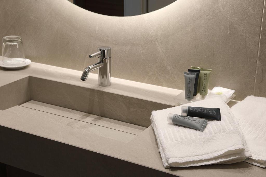 Kúpeľňa v ubytovaní Relais Le Betulle