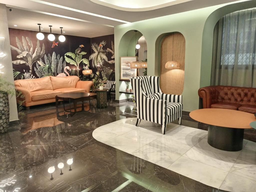 Posezení v ubytování Citi Loft Furnished Apartments
