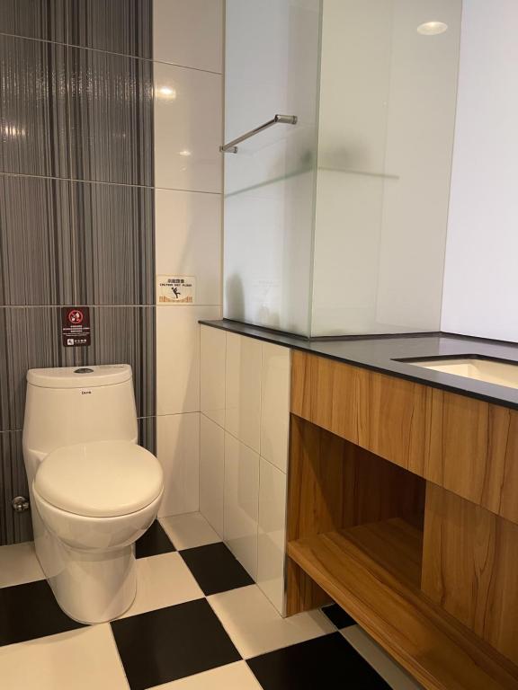 Vannituba majutusasutuses Yiting Hotel