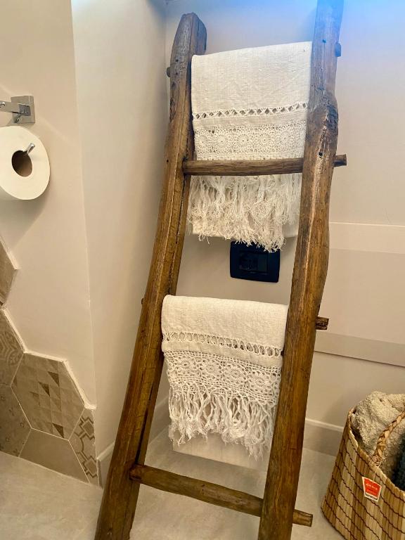 Postel nebo postele na pokoji v ubytování Ca' di Zio Tinu