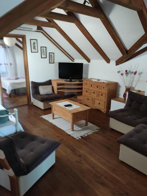 Posezení v ubytování Apartment One