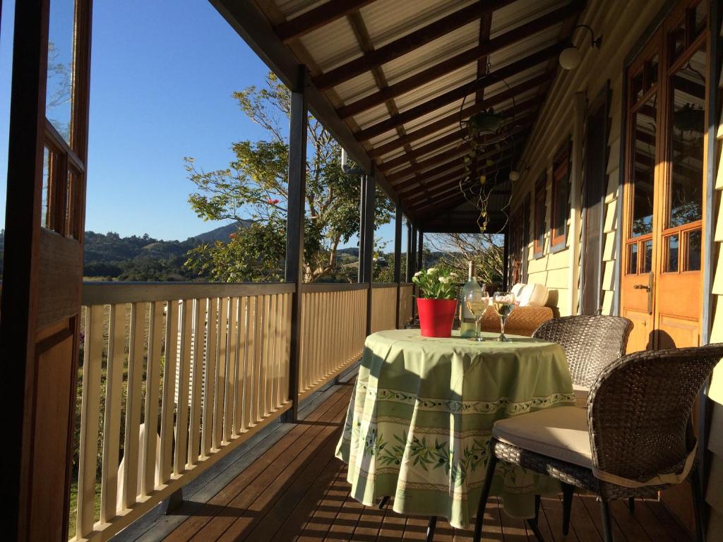 Balkón nebo terasa v ubytování Gridley Homestead B&B