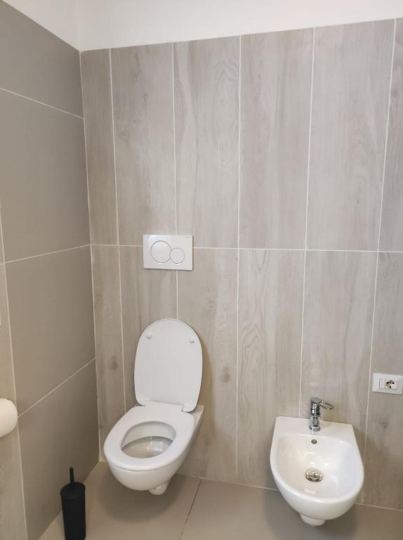 Koupelna v ubytování BeB Casa di Lia