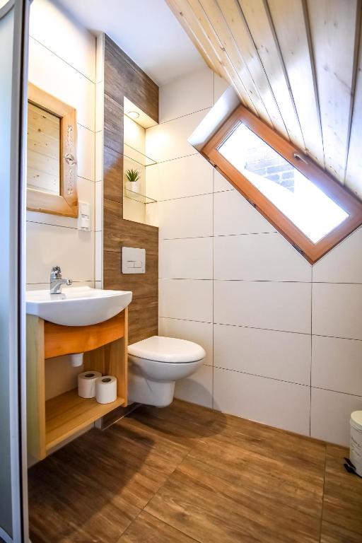 Kúpeľňa v ubytovaní Sielski Zakątek