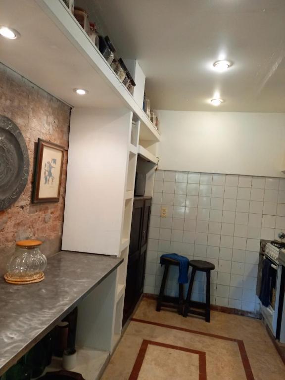 Kuchyň nebo kuchyňský kout v ubytování Hotel Posada El Recodo