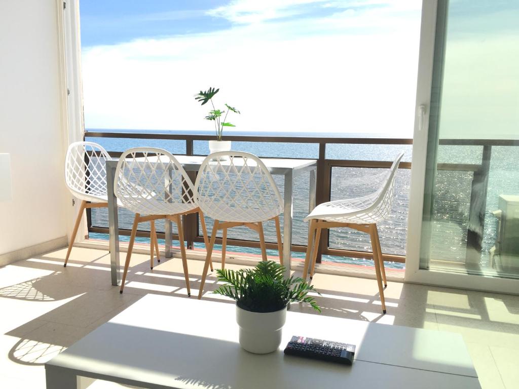 Balkon atau teras di Malibu