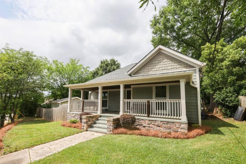 Bygningen som feriehuset ligger i