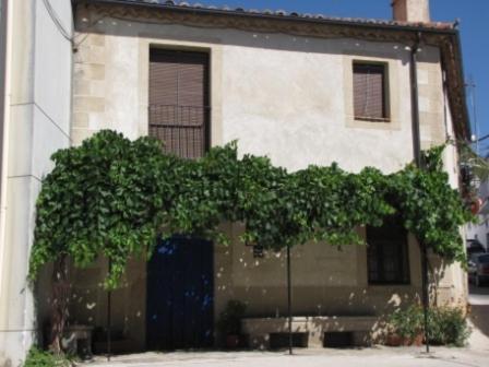 a building with a bunch of green leaves on it at Casa Tia Emilia in Villar de Plasencia