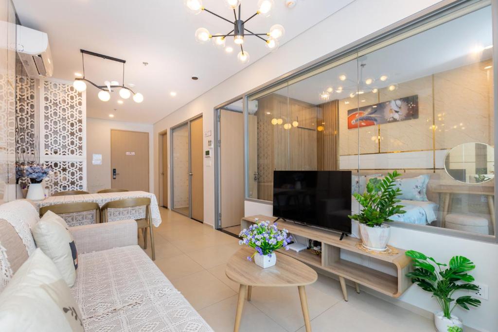The Song Luxury Condotel Vung Tau-T'Hoà Homestay - Two-Bedroom Apartment With Partial Ocean View