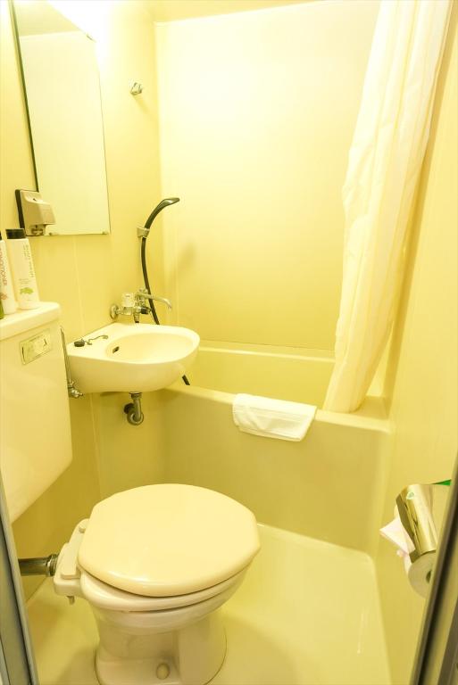 Koupelna v ubytování Hotel Ina