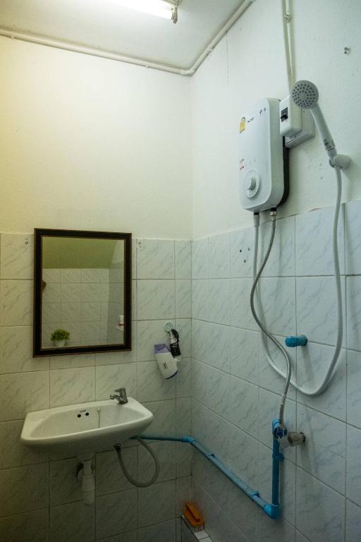 Koupelna v ubytování Hug pai hostel