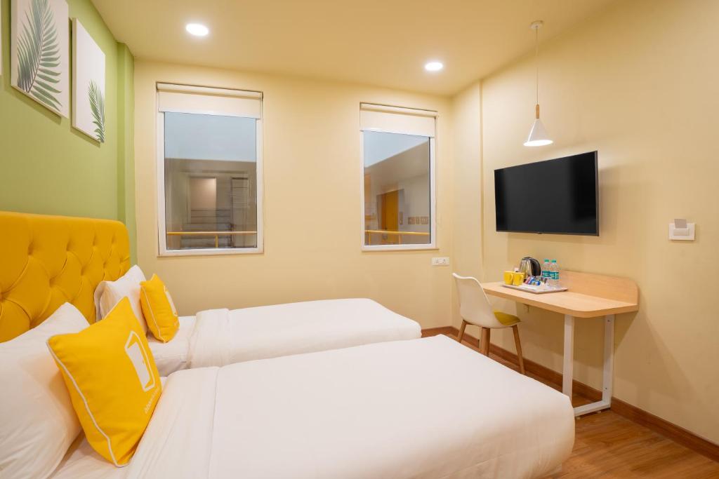 Bloom Hotel - Medicity Gurugram, Near Medanta Hospital - Habitación Doble Superior