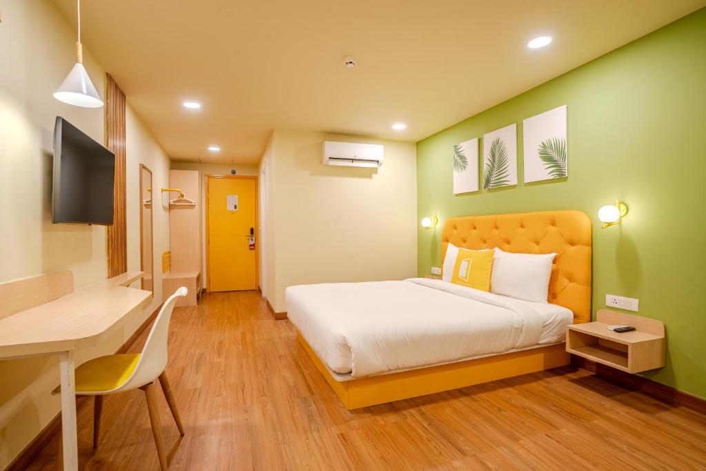 Bloom Hotel - Medicity Gurugram, Near Medanta Hospital - Habitación Doble Deluxe