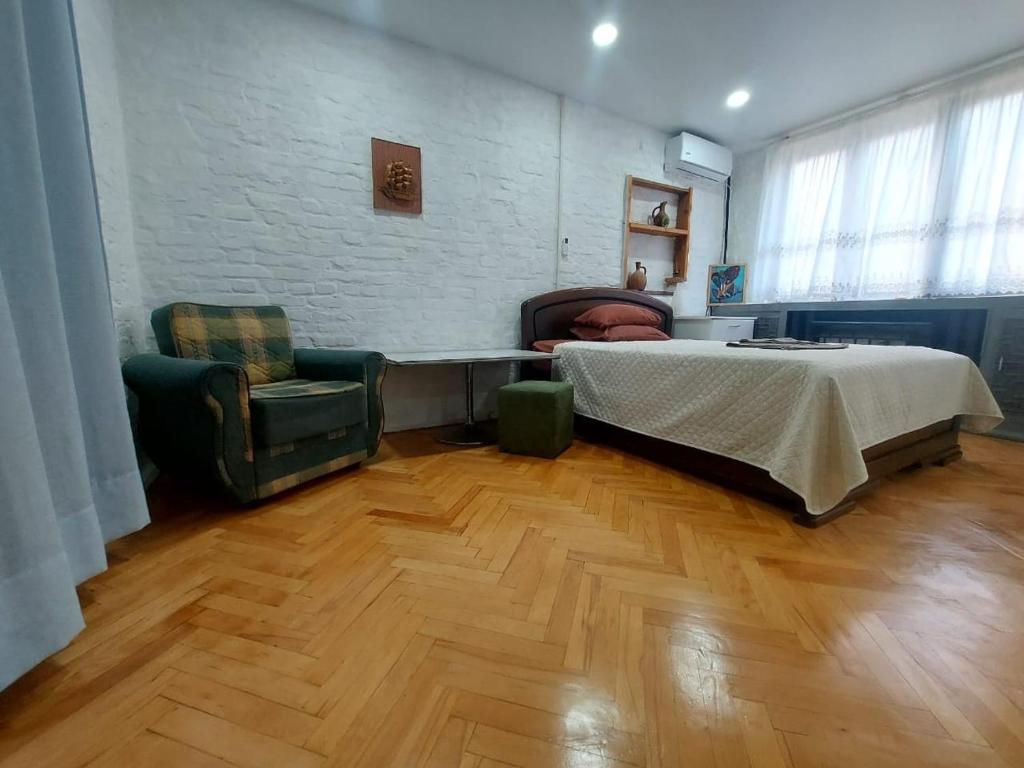 Posezení v ubytování Sani house.