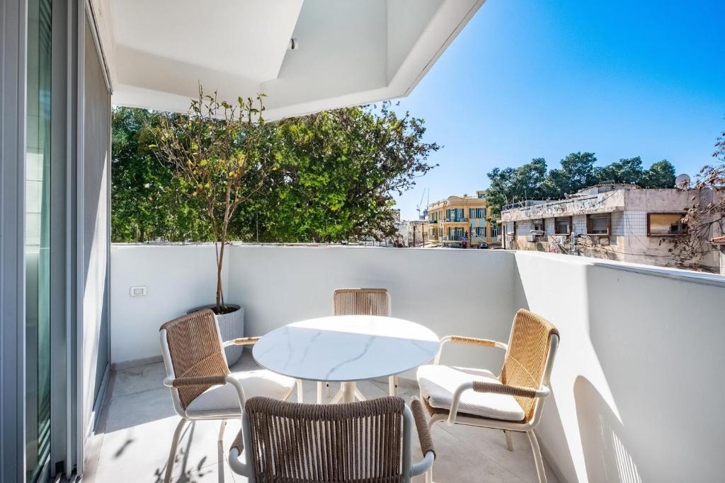 Balkón nebo terasa v ubytování KG4 LUX Apartments