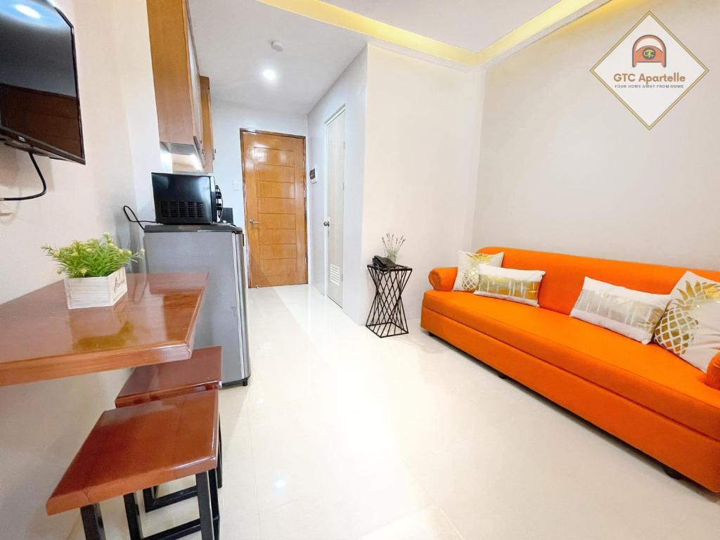 Kuchyň nebo kuchyňský kout v ubytování GTC Apartelle