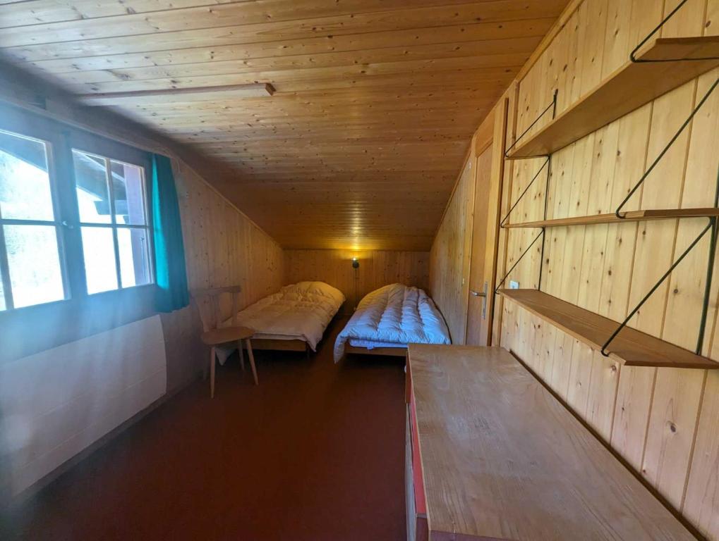 Postel nebo postele na pokoji v ubytování Mimöseli
