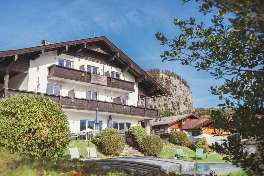 Budova, kde se aparthotel nachází