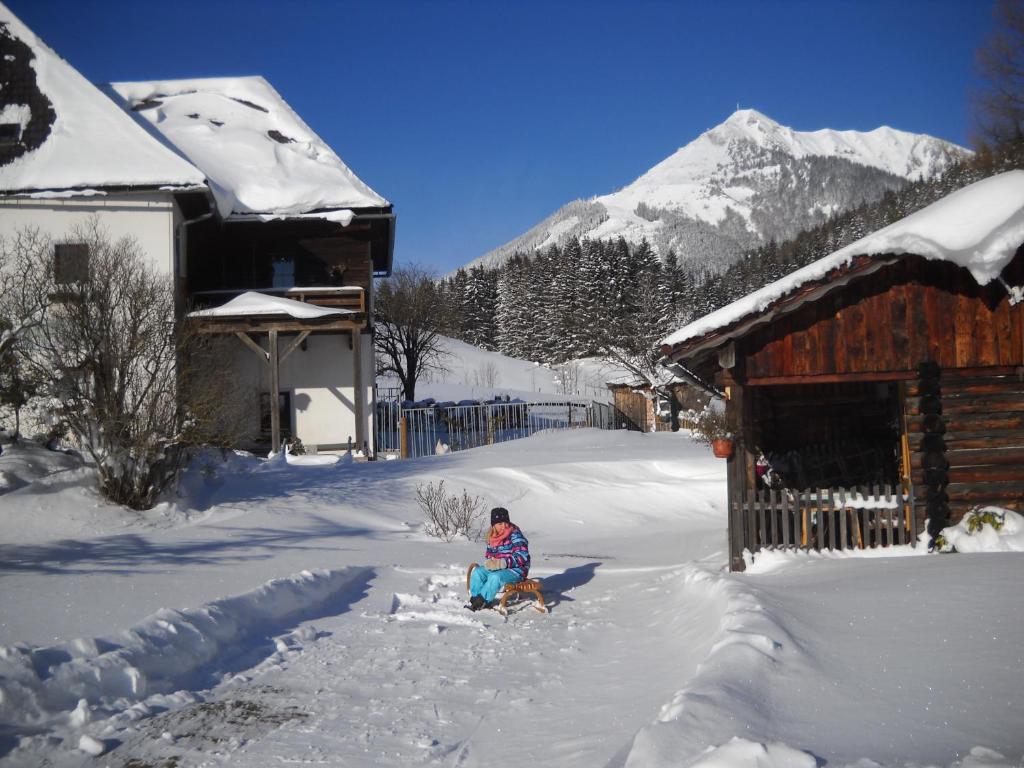 Chalet Hansl v zimě