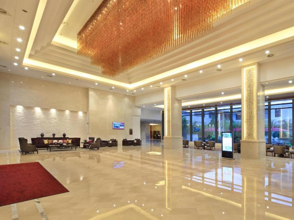Posezení v ubytování Dongguan Yingbin Hotel