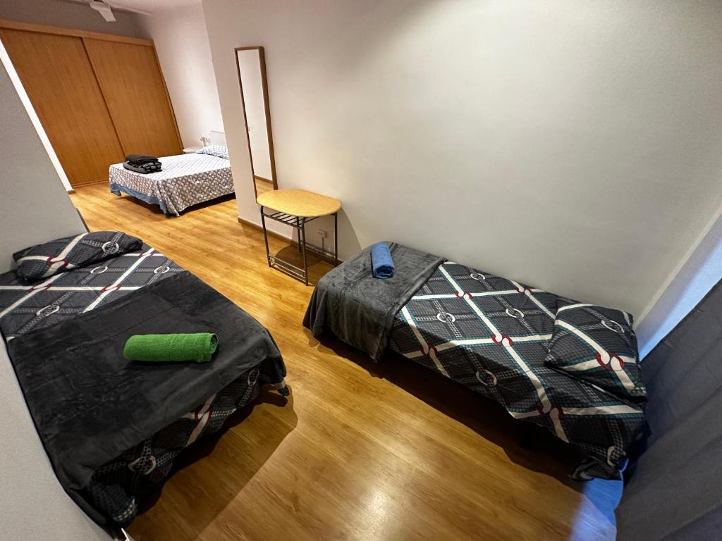 Кровать или кровати в номере Gotico Rooms