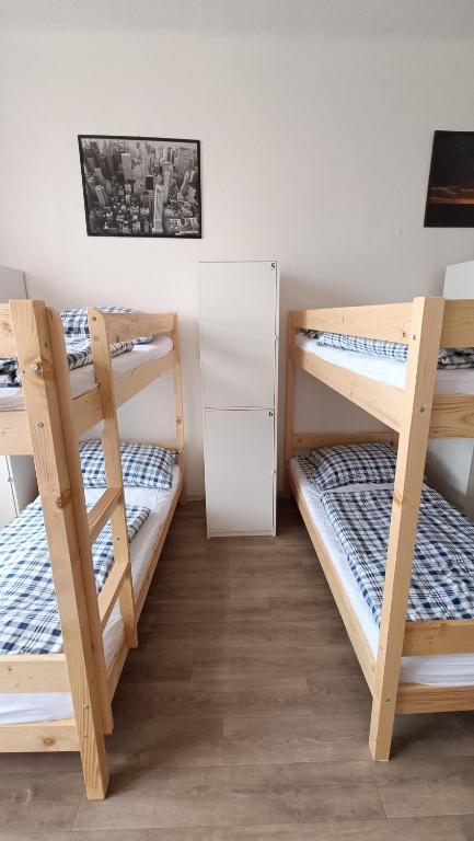 Postel nebo postele na pokoji v ubytování A Plus Hostel - Centrum