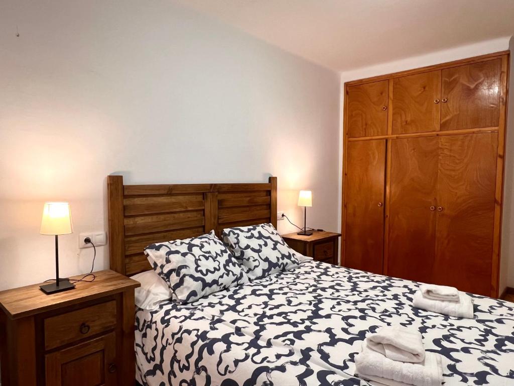 Postel nebo postele na pokoji v ubytování Apartaments Matxicots - L'Amfitriona