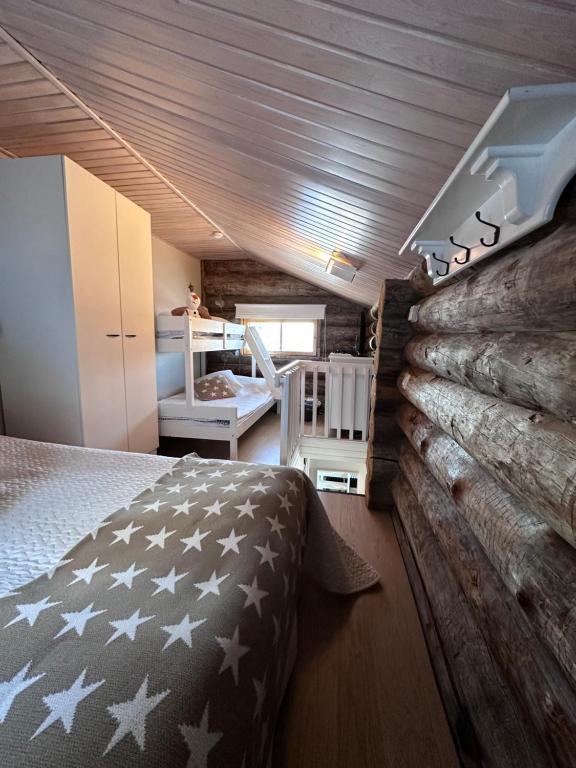 Lilla Köngäs, Ruka tesisinde bir ranza yatağı veya ranza yatakları