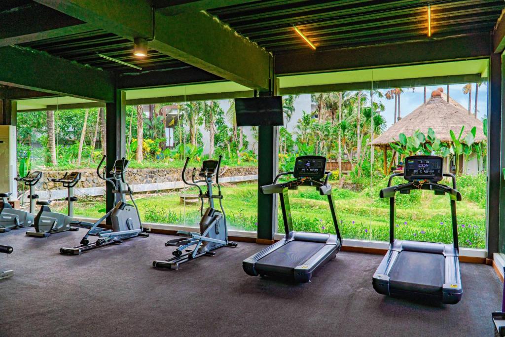 Fitness centrum a/nebo fitness zařízení v ubytování Wyndham Tamansari Jivva Resort Bali