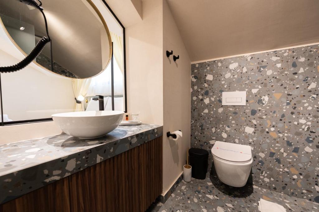Koupelna v ubytování Boem Exclusive Rooms Skadarlija