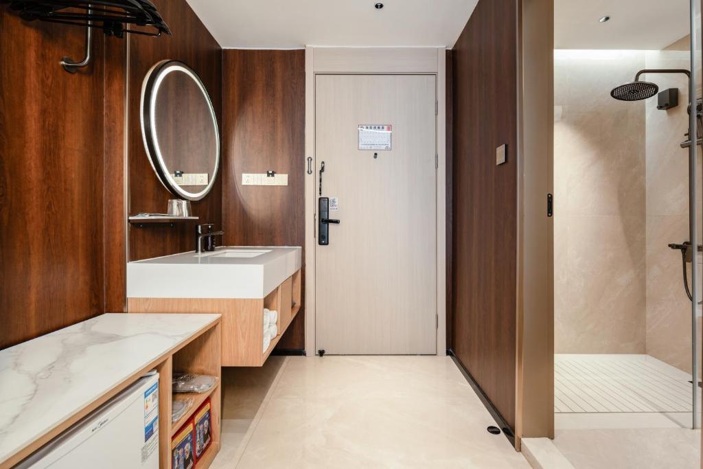 Koupelna v ubytování Relax Hotel - Shenzhen Bao'an International Airport