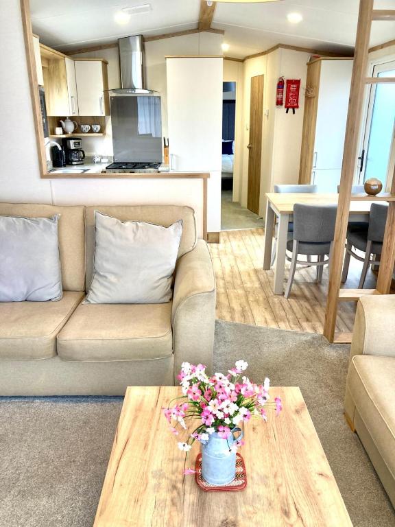 Kuchyň nebo kuchyňský kout v ubytování 102, Duckpool Lodge