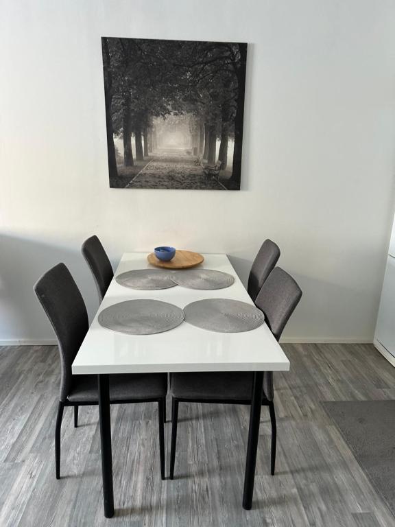 Posezení v ubytování Style 2BR appartment in Tornio city