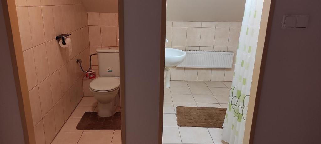 Koupelna v ubytování Penzión Enbra