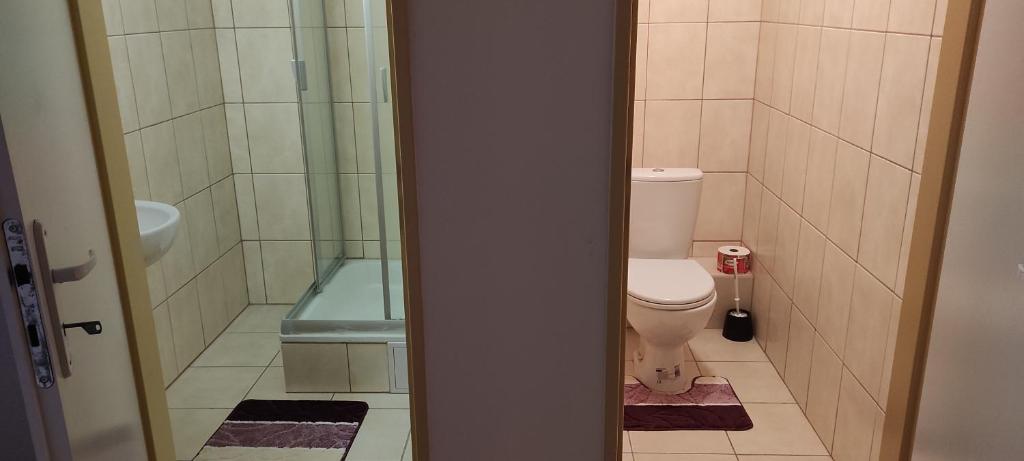 Koupelna v ubytování Penzión Enbra