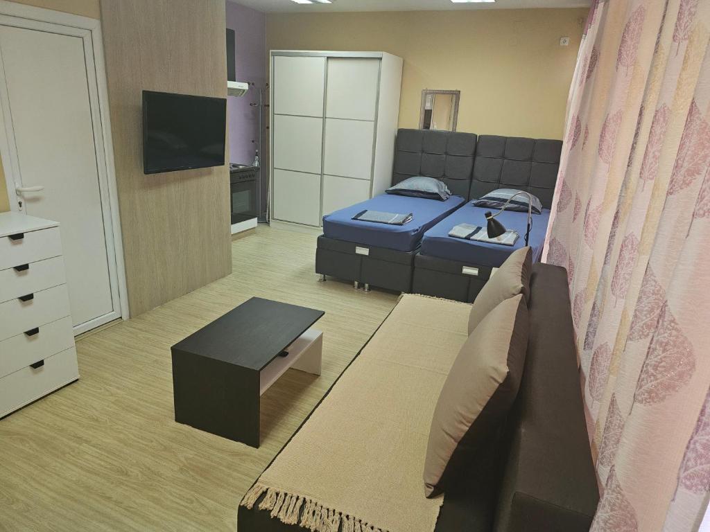 Voodi või voodid majutusasutuse Apartman LENI2 u centru Zajecara toas