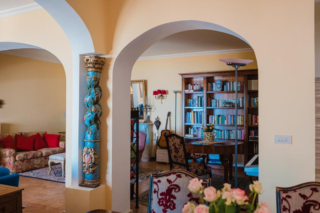 A seating area at Villa la Campanella by Elite Villas